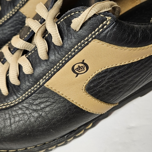 BORN Opanka Hand-Fnished Leather Bicycle Toe Oxford Loafers New Mens 11 - Picture 3 of 8